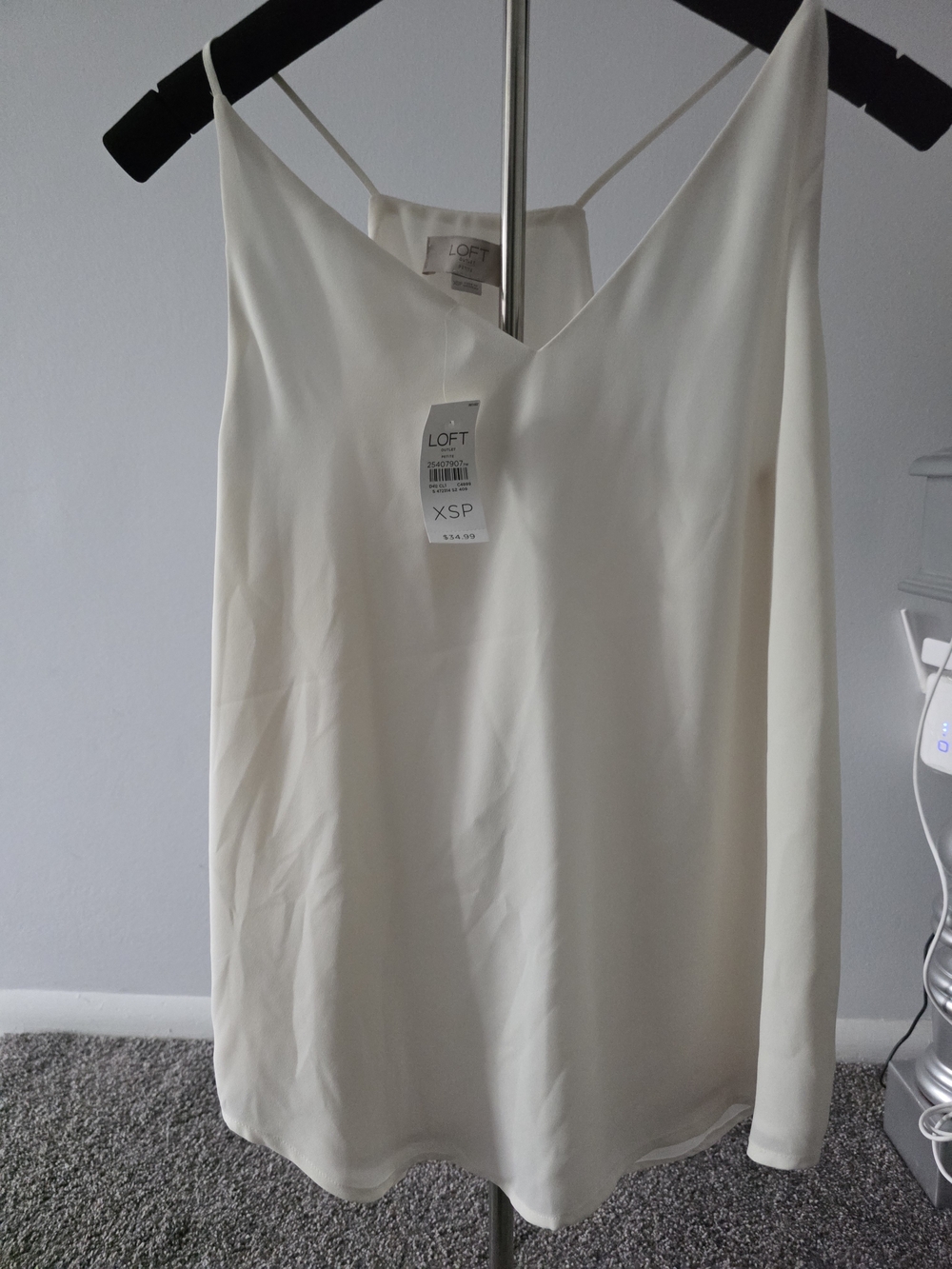 LOFT Cream Open-Front Cardigan & Shell Set - Picture 2 of 6
